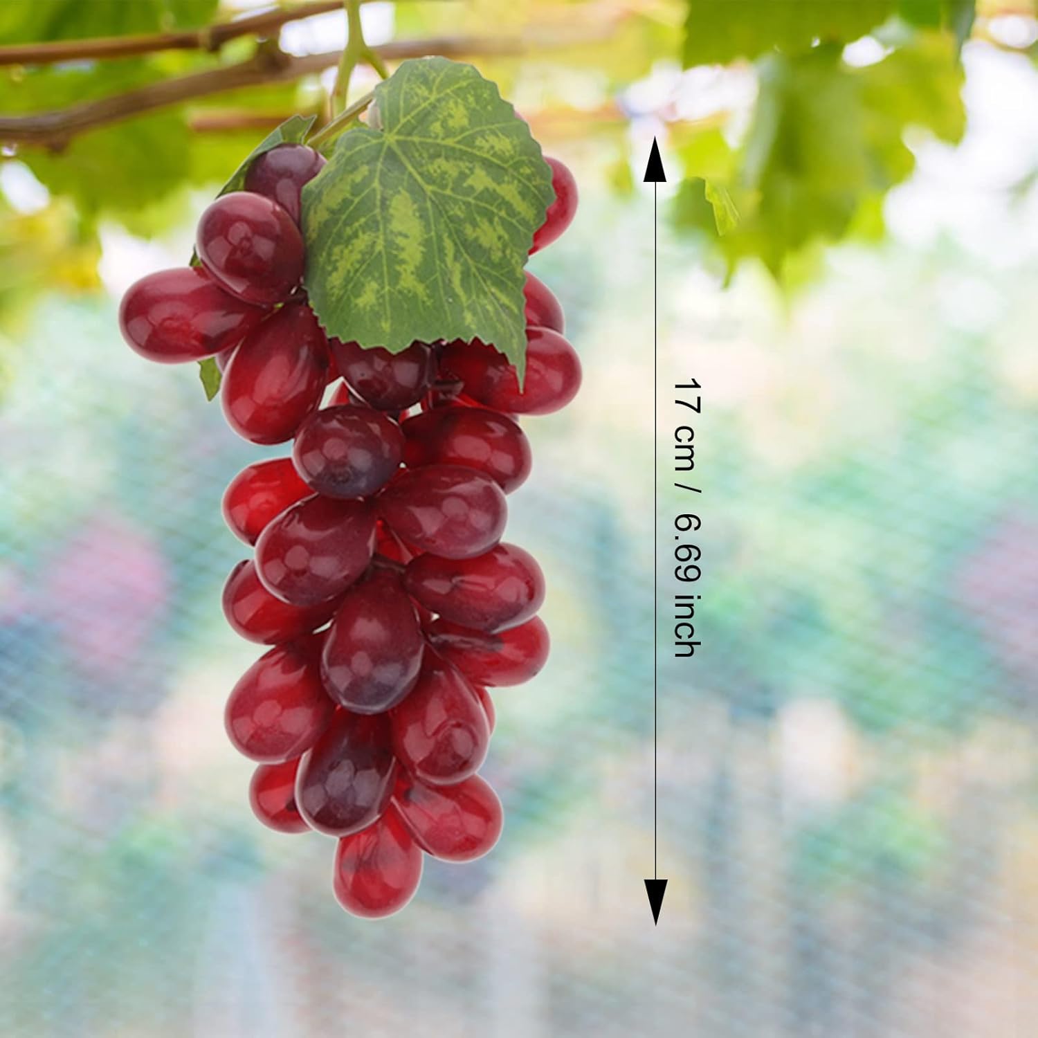 Woration Artificial Grape Bundles with Vines