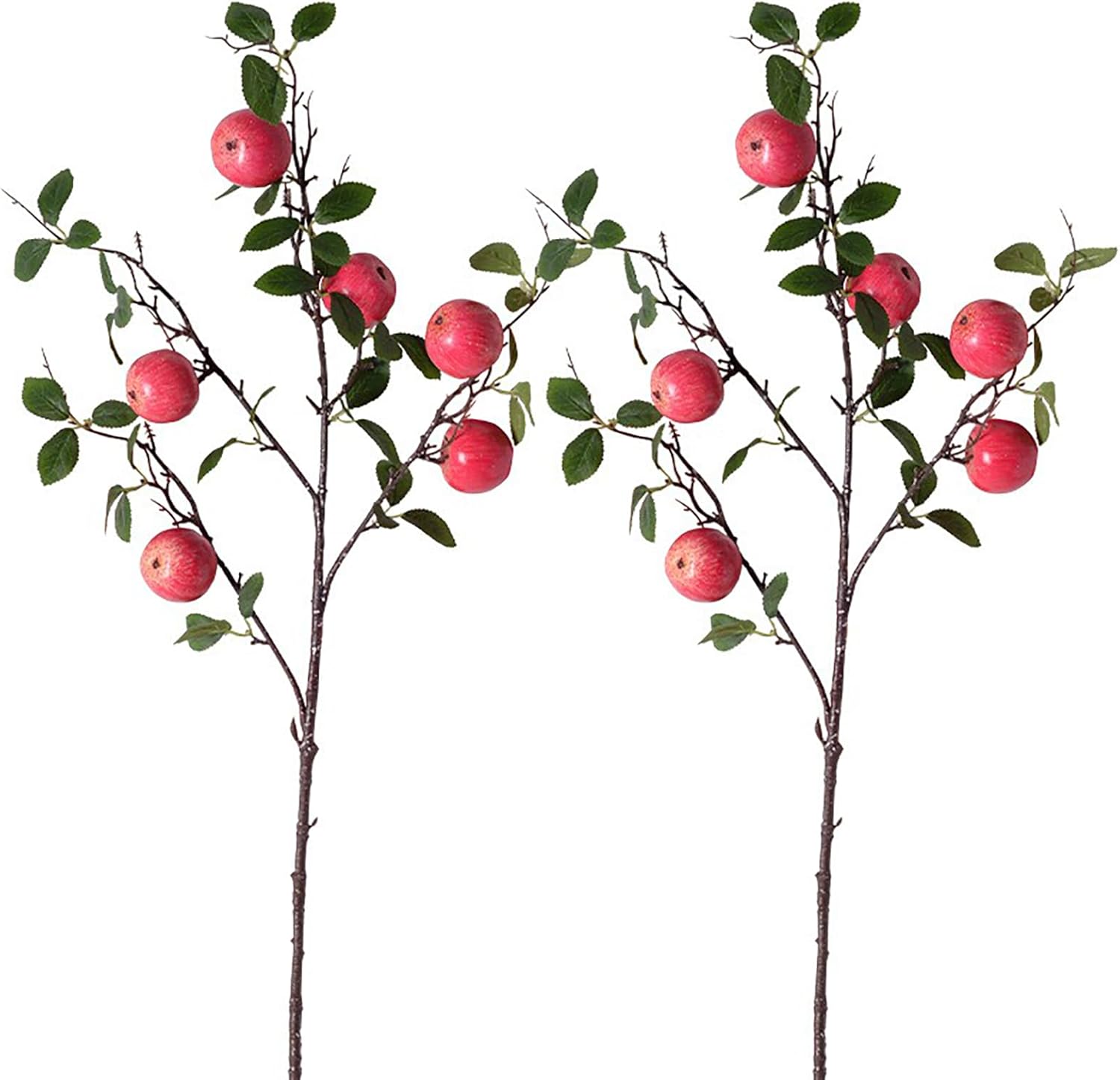 Lifelike Artificial Apple Branches for Home Decor