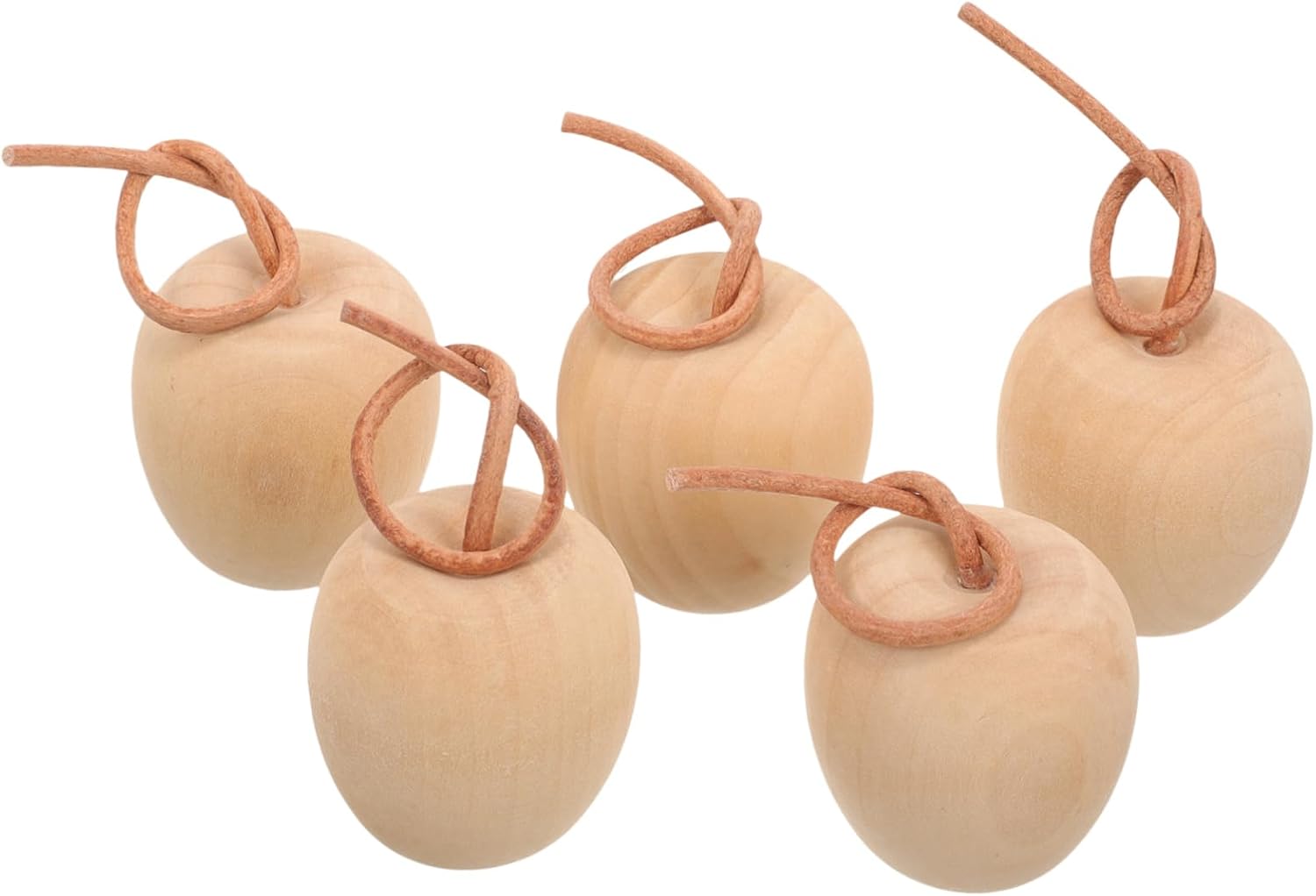 5pcs Wooden Miniature Painting Playthings for Creative Home Decor