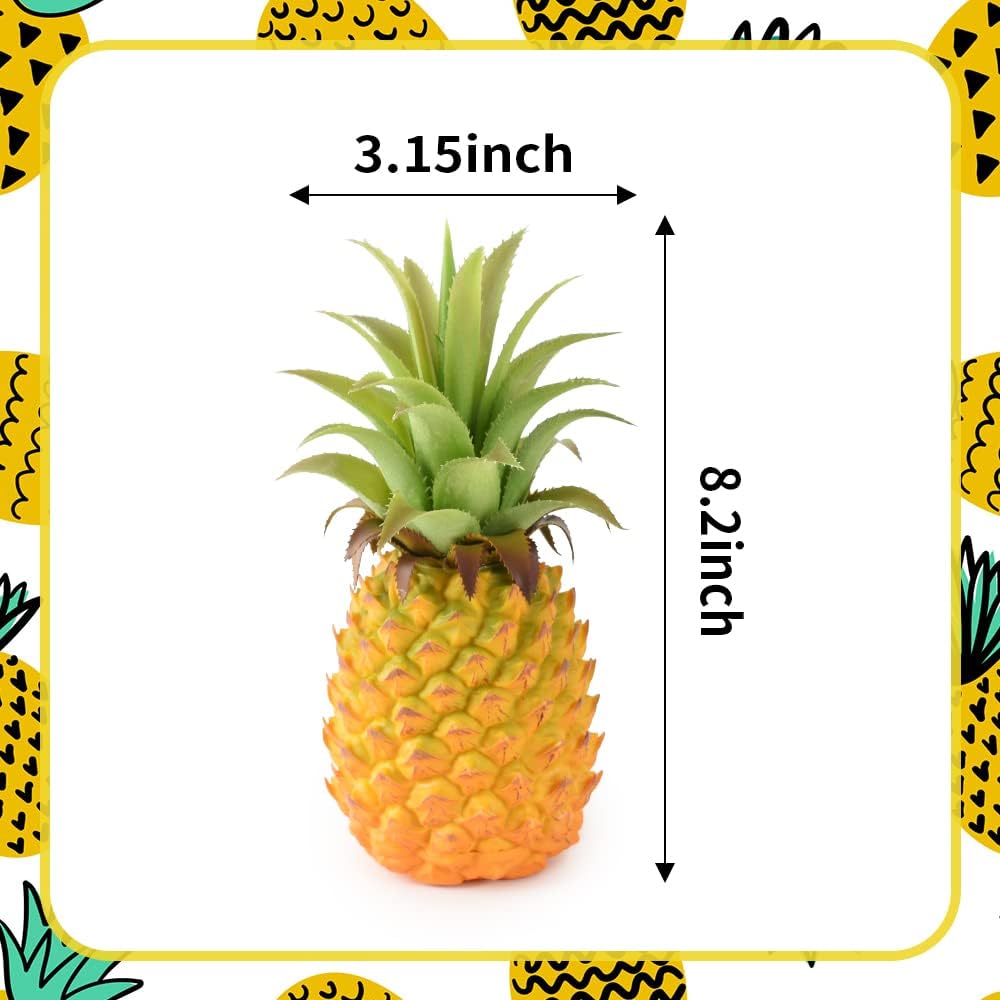 Luckforest Fake Pineapple 82 Inch Artificial Fruit Ornament