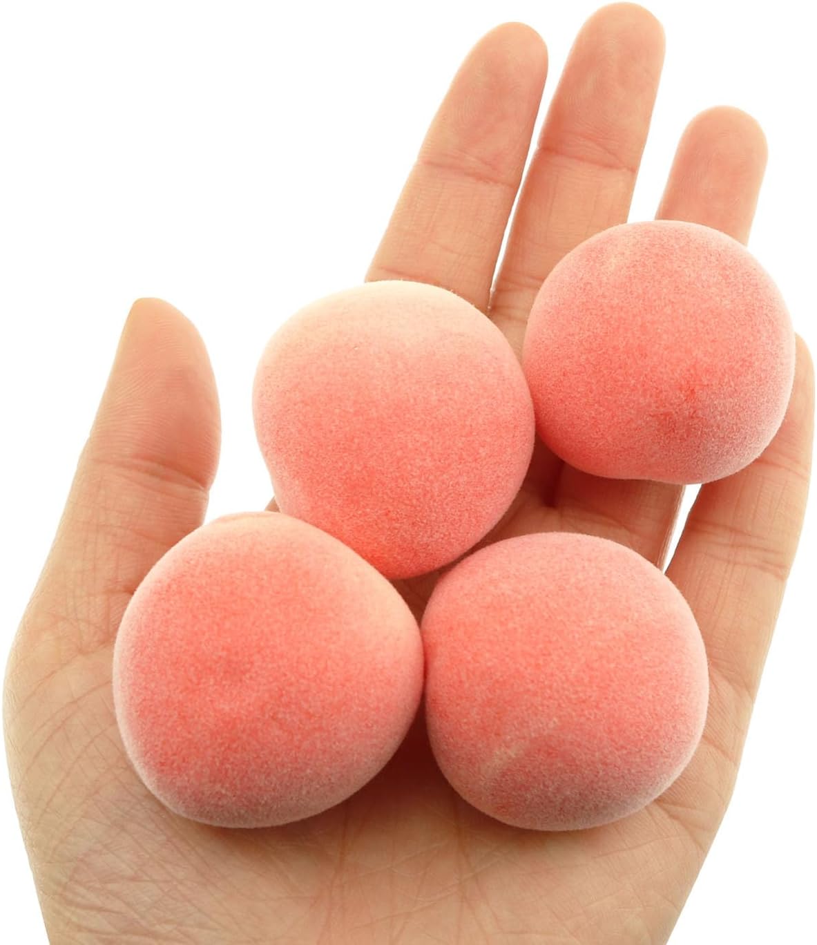 30PCS Simulated Mini Peaches 3cm Handmade DIY Decorations