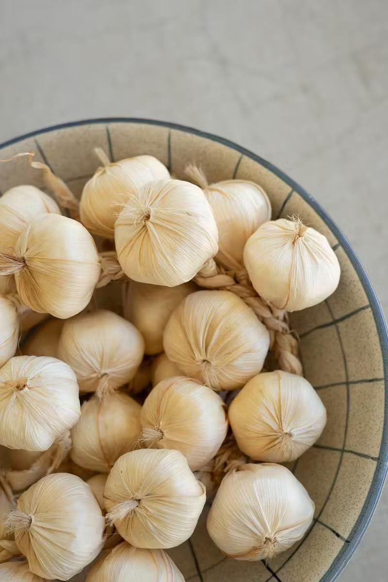 First of a Kind Artificial Garlic String - Lifelike Kitchen Decor