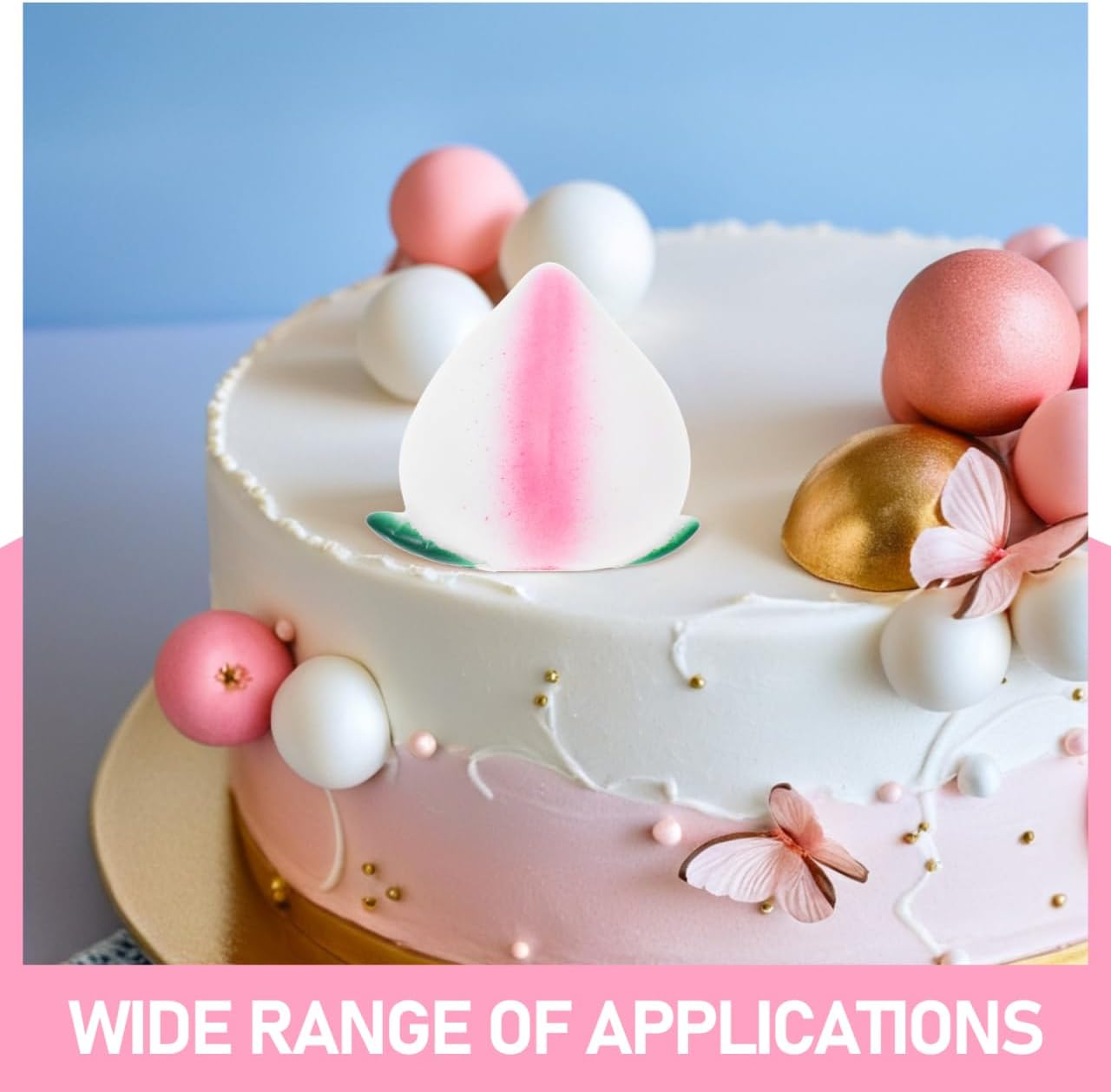 ARTIBETTER 5pcs Lifelike Peach Photography Prop Artificial Decorations