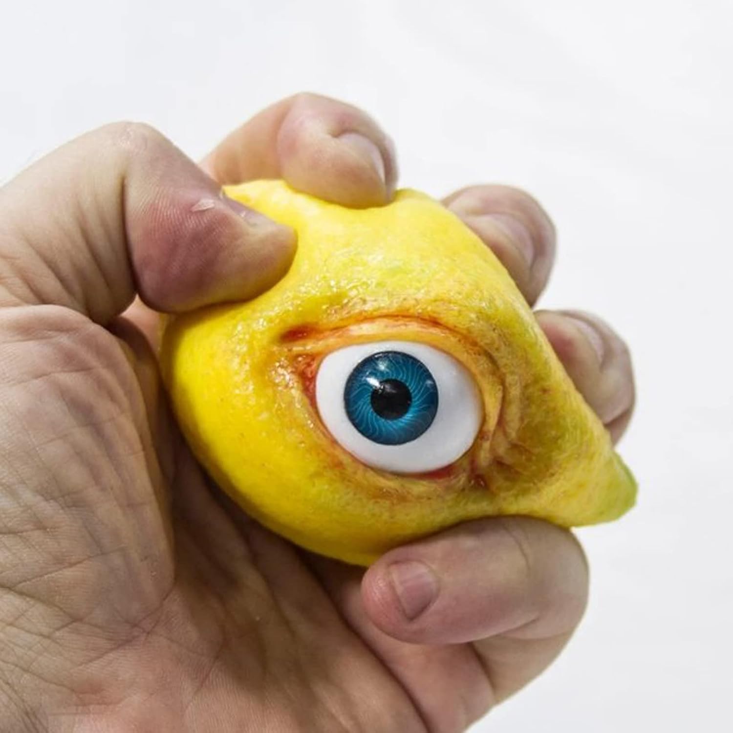 Halloween Artificial Lemon Ornament with Eye