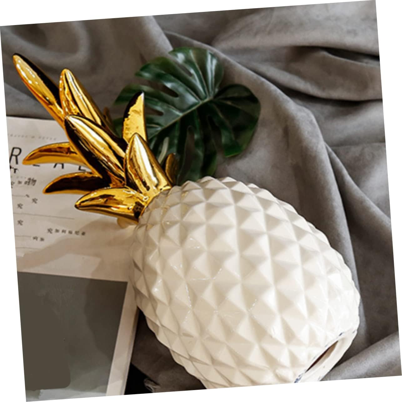 Amosfun Ceramic Pineapple Home Decor Ornament
