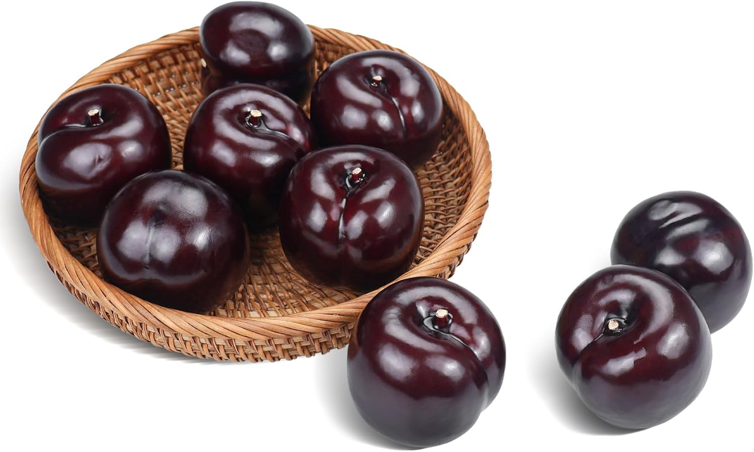 Lorigun 9pcs Artificial Black Plum Photography Props