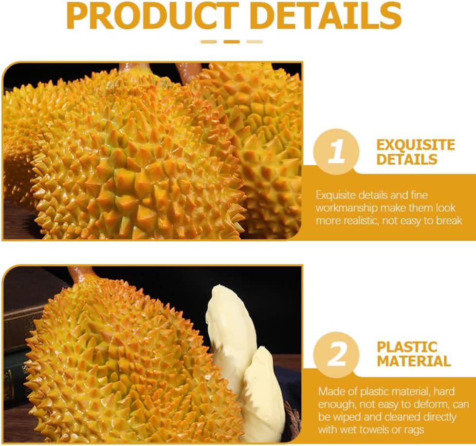 Gadpiparty Artificial Durian Decorations