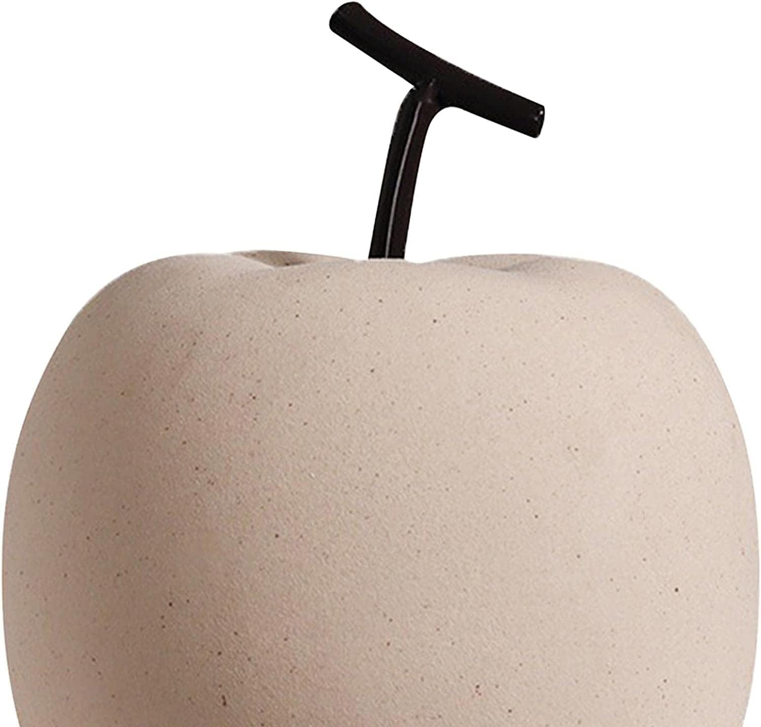 Garkria Ceramic Apple Decor Figurine for Home Office