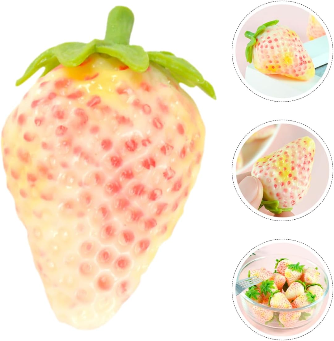 5pc Artificial Strawberry Decor for Cake and Home