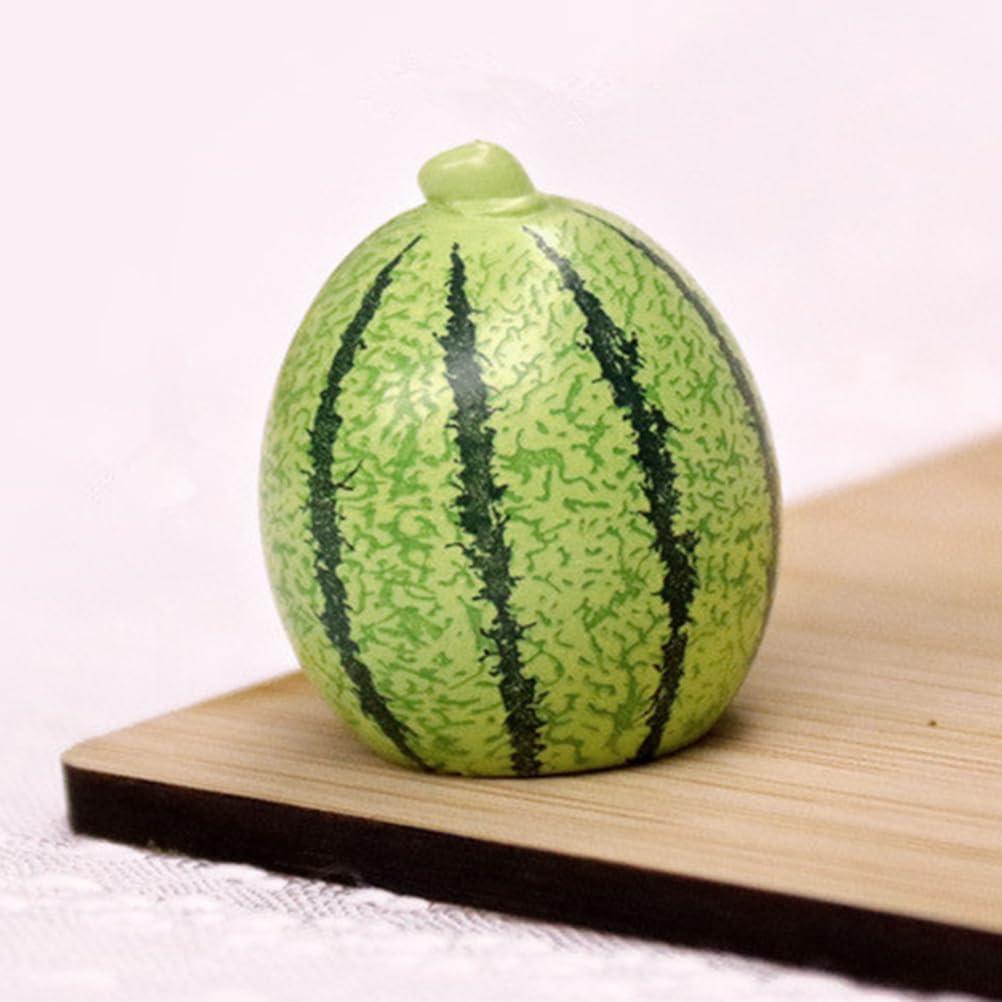 PRETYZOOM 12pcs Mini Fake Watermelon Decor Models