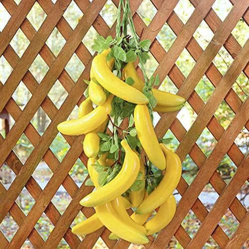 BAOZOON Artificial Banana Bunches 5 pcs Hanging Decor