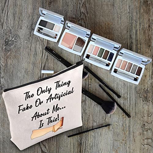 LEVLO Funny Housewives Makeup Bag with Words