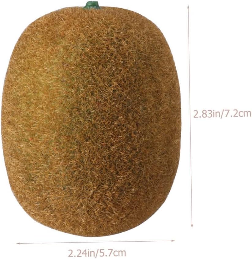 Ciieeo 4Pcs Artificial Kiwi Fruit Decor Realistic