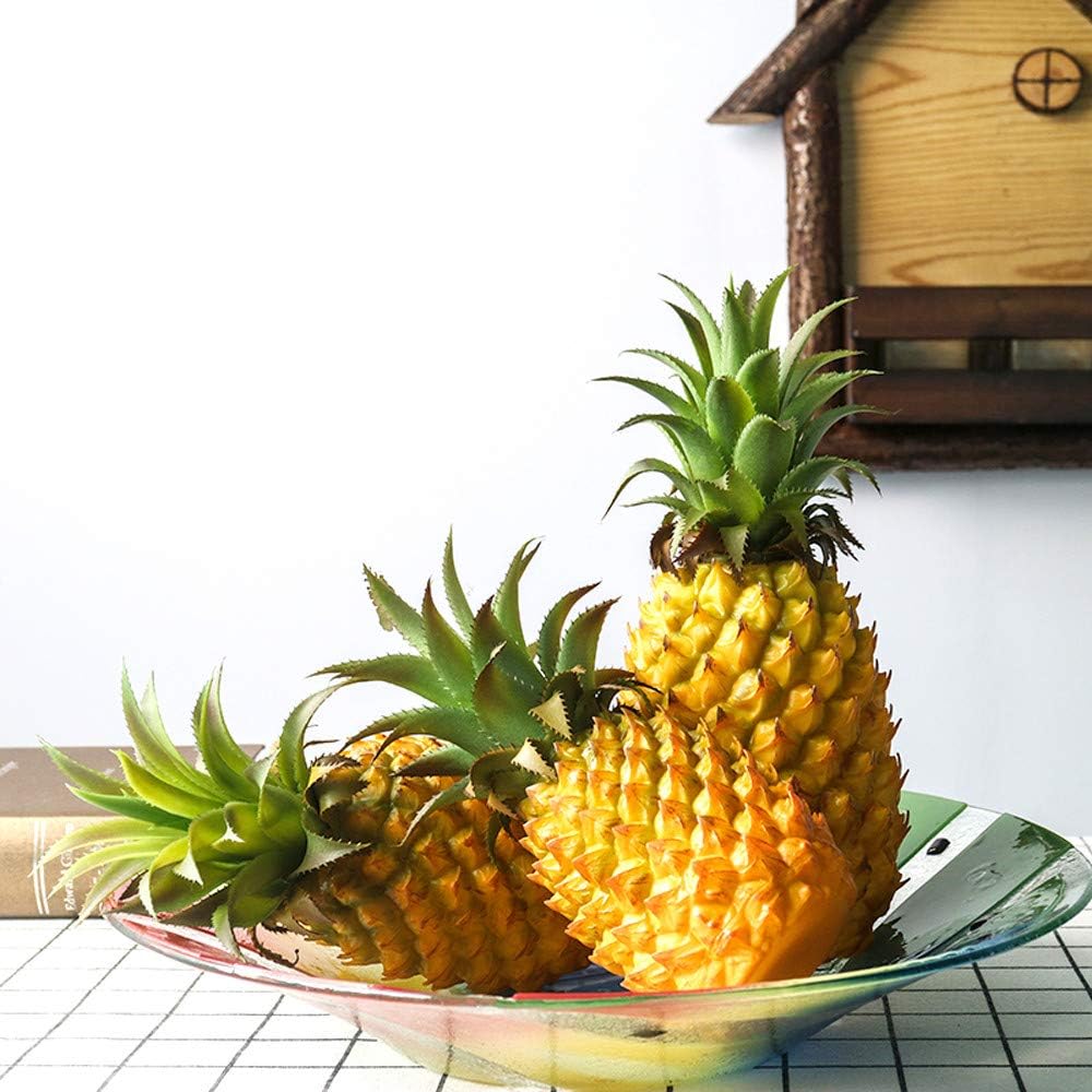 Yarrkc 12 Inch Artificial Pineapple Decor Ornament