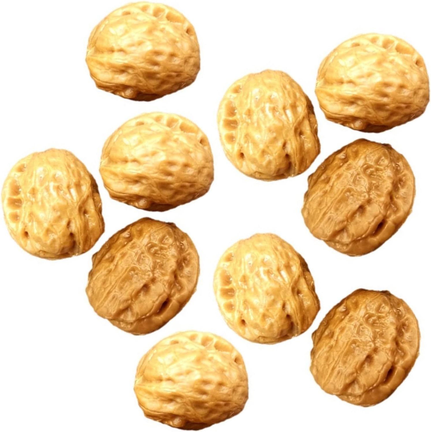 10 Piece Simulation Walnut Artificial Fruit Decor