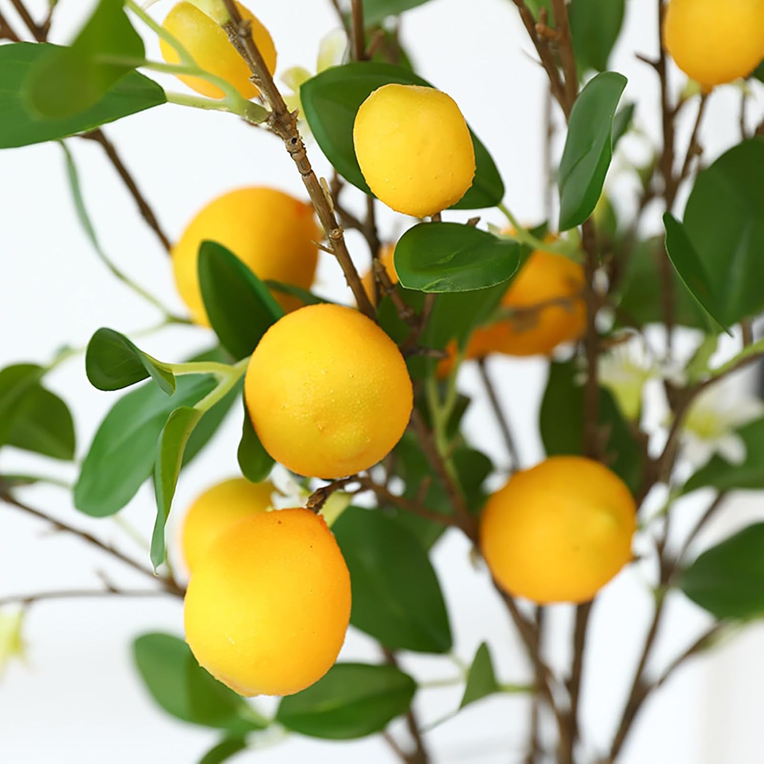 JUOPZKENN Artificial Lemon Branches 2pcs