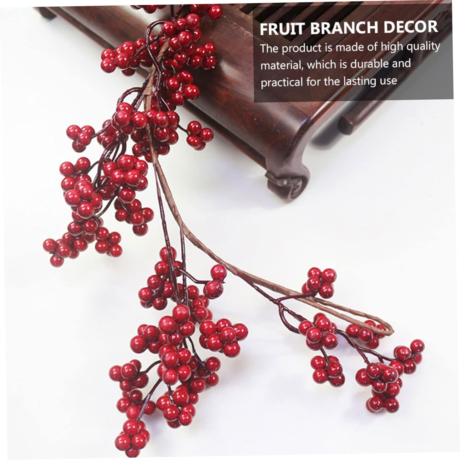 Christmas Artificial Red Fruit Decor for Home and Party