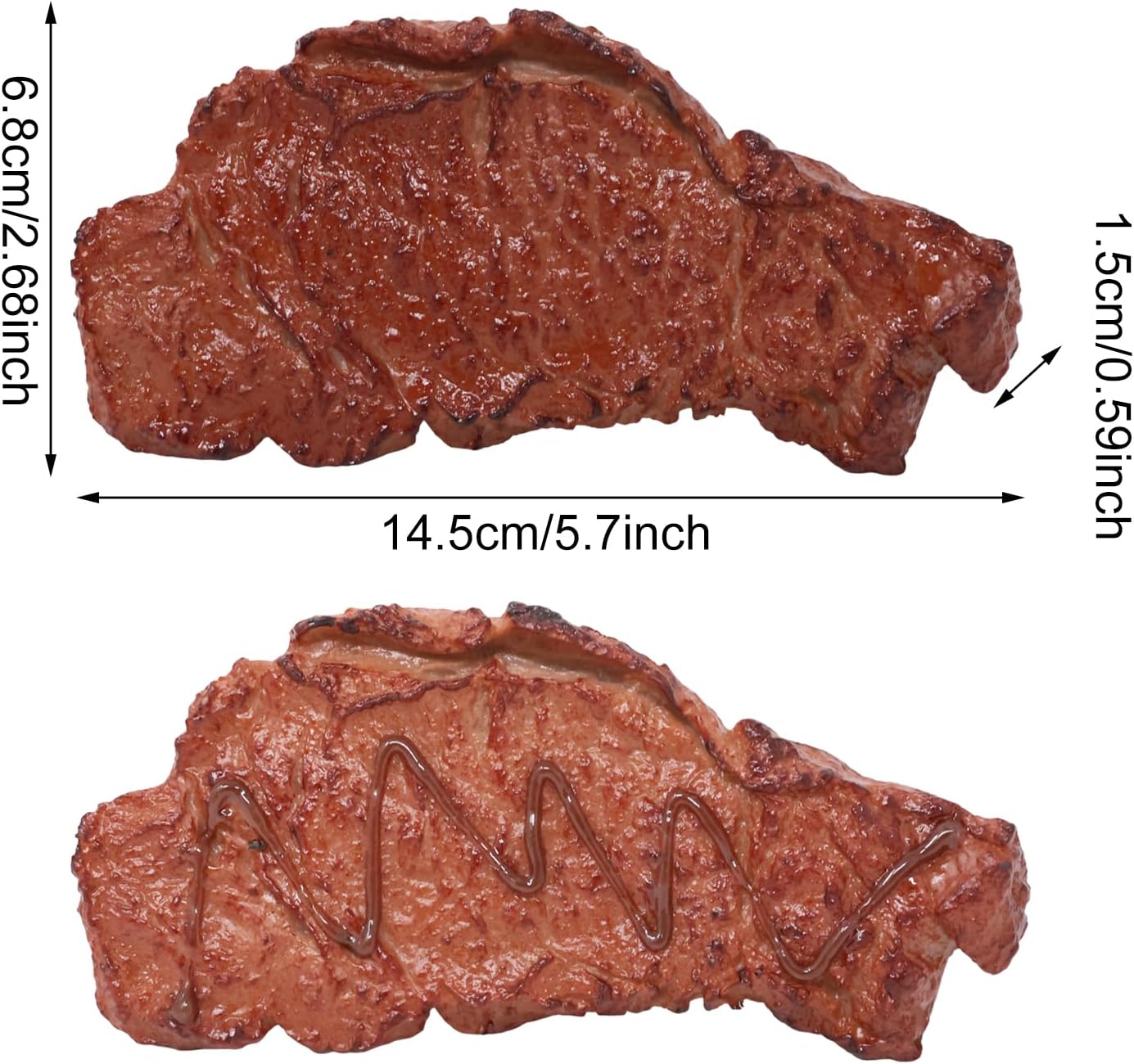 Honbay Realistic Artificial Roast Beef Decorations
