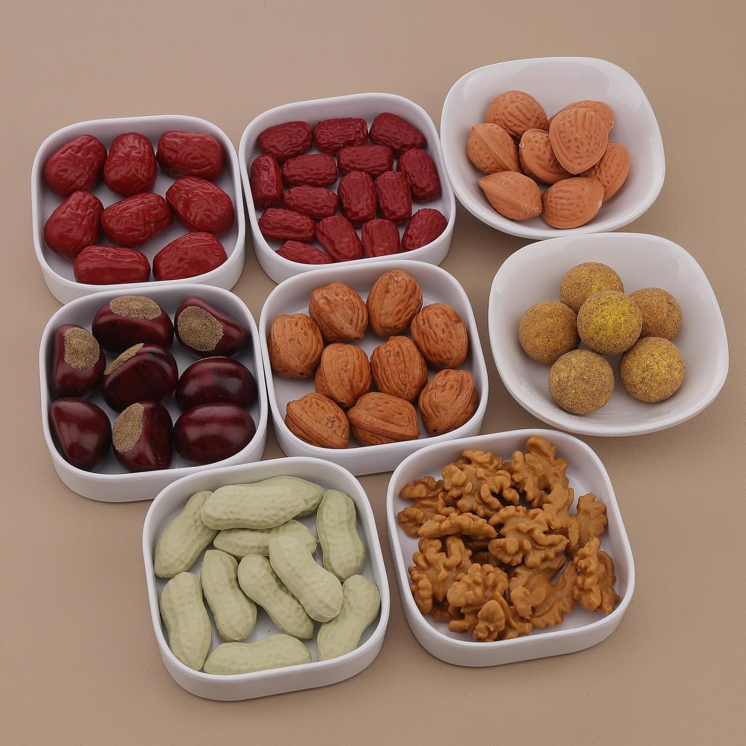 Gresorth 40pcs Artificial Walnut Display Decoration