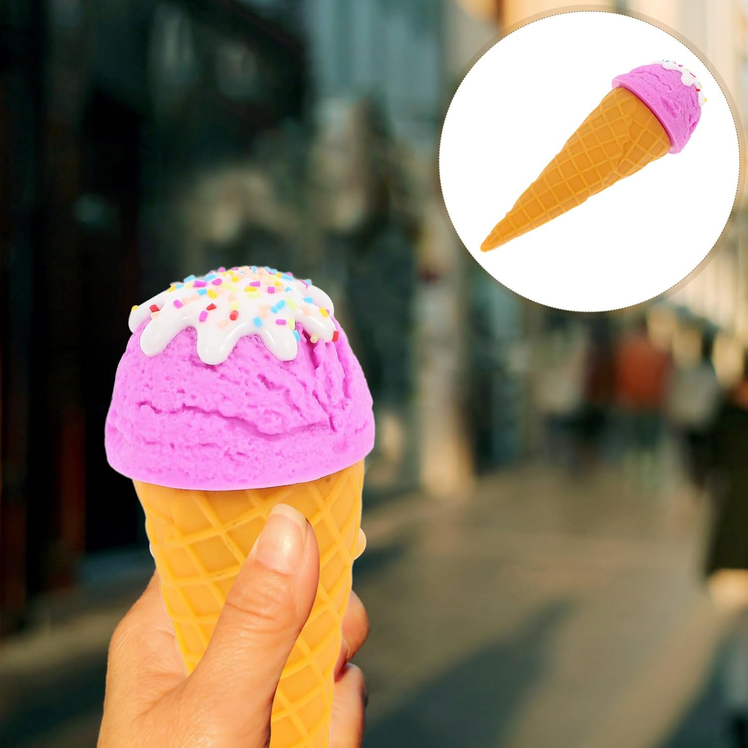 Jojofuny Artificial Ice Cream Cone Display