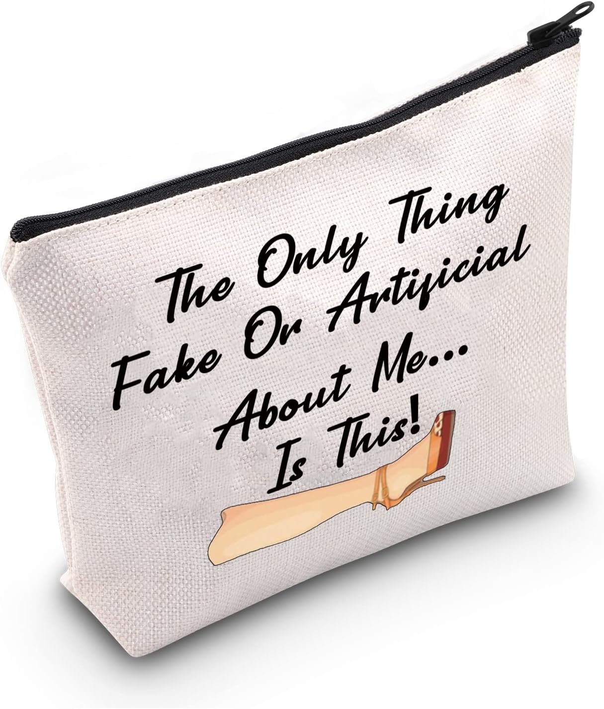 LEVLO Funny Housewives Makeup Bag with Words