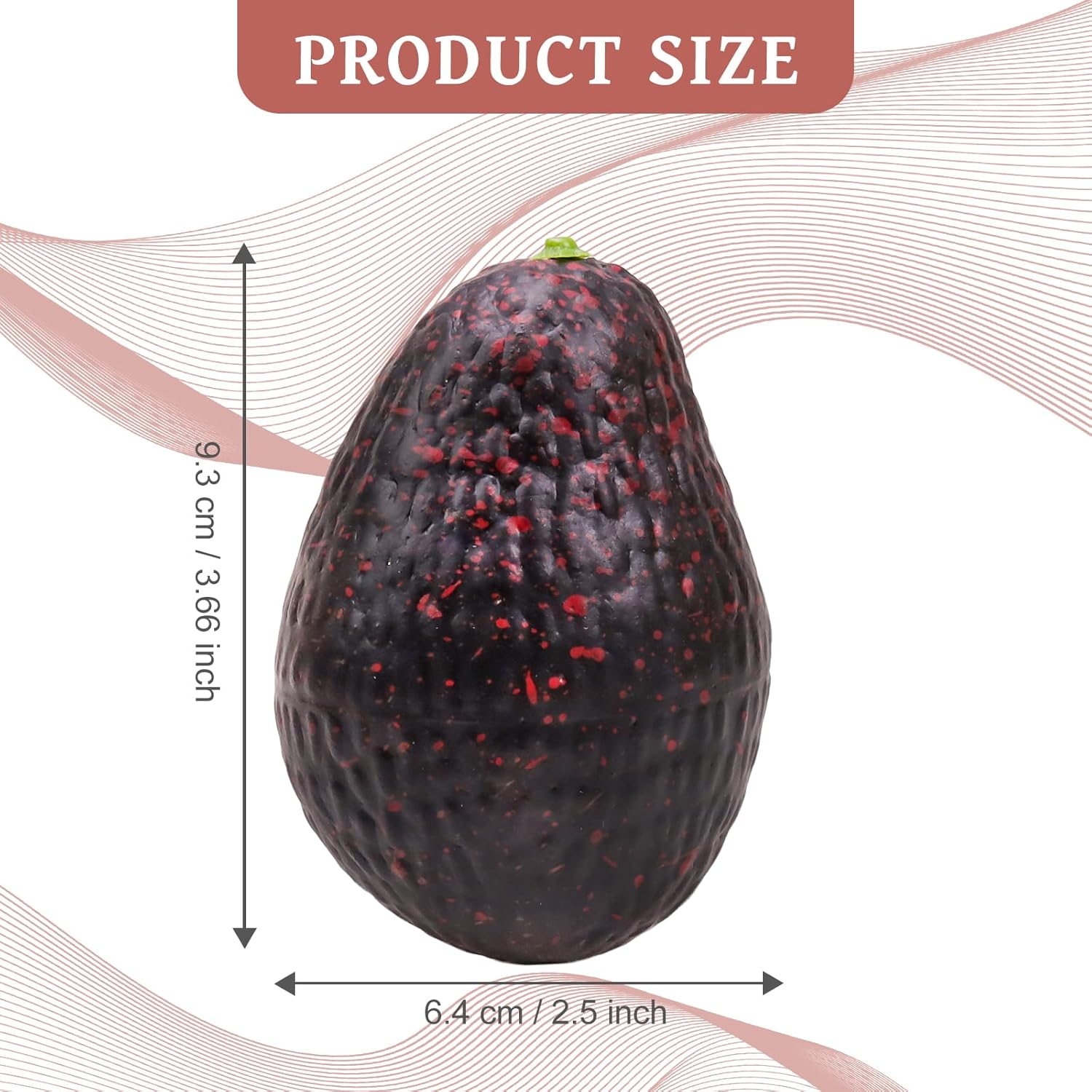 6pcs Lifelike Artificial Avocado Kitchen Decor