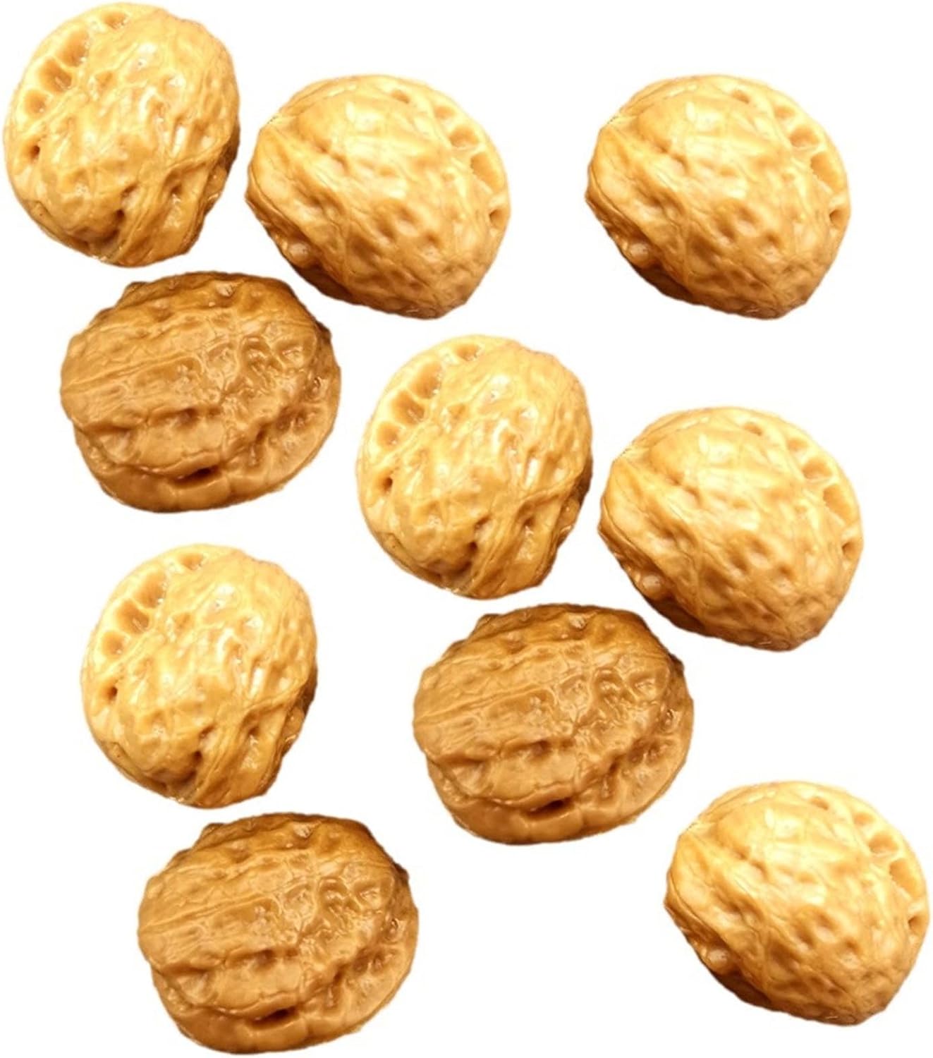 10 Piece Simulation Walnut Artificial Fruit Decor