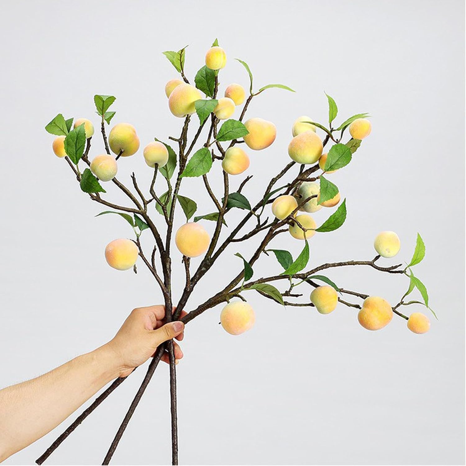2 Pcs Artificial Fruit Branch for Home Decor
