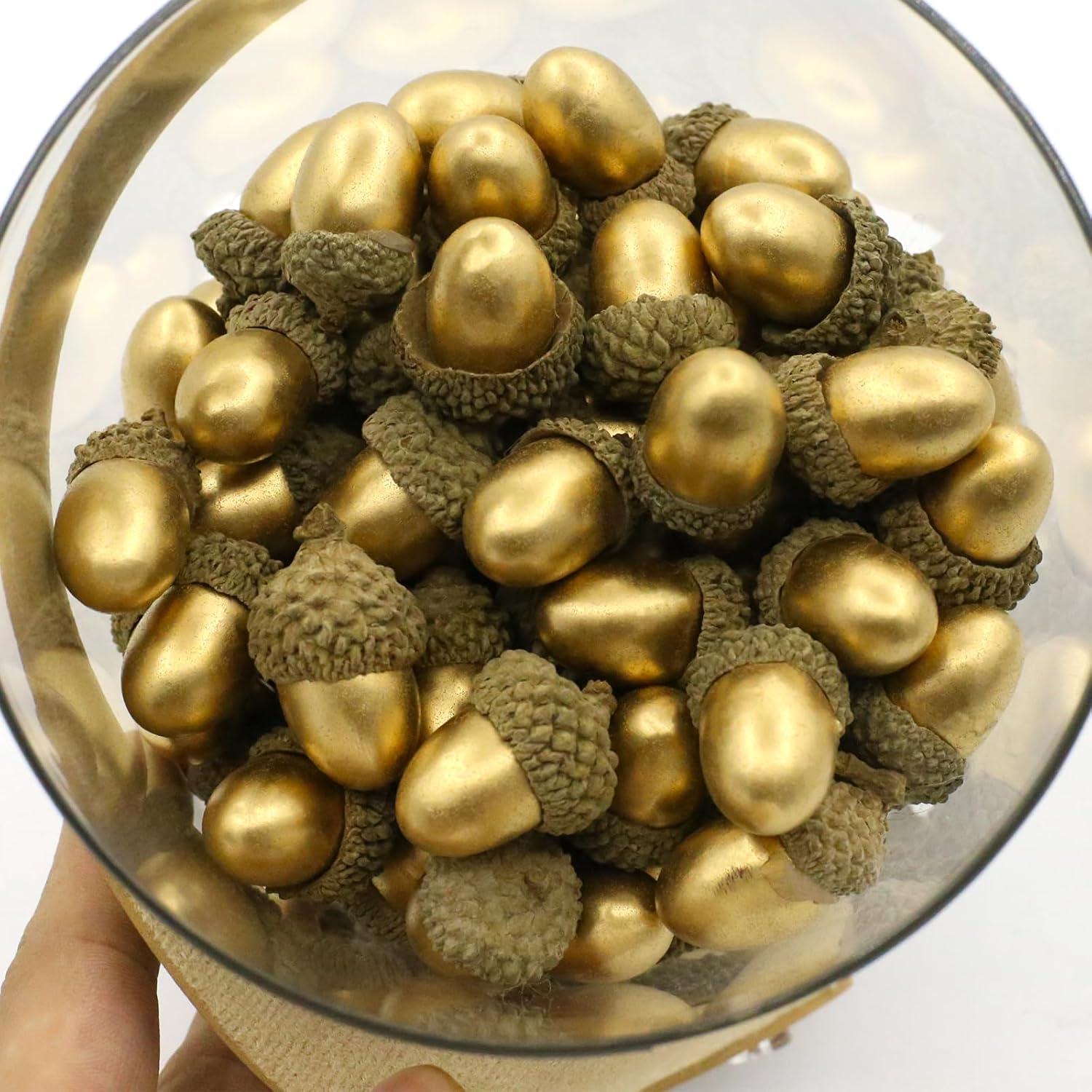60PCS Artificial Acorns Fall Decor Vase Filler