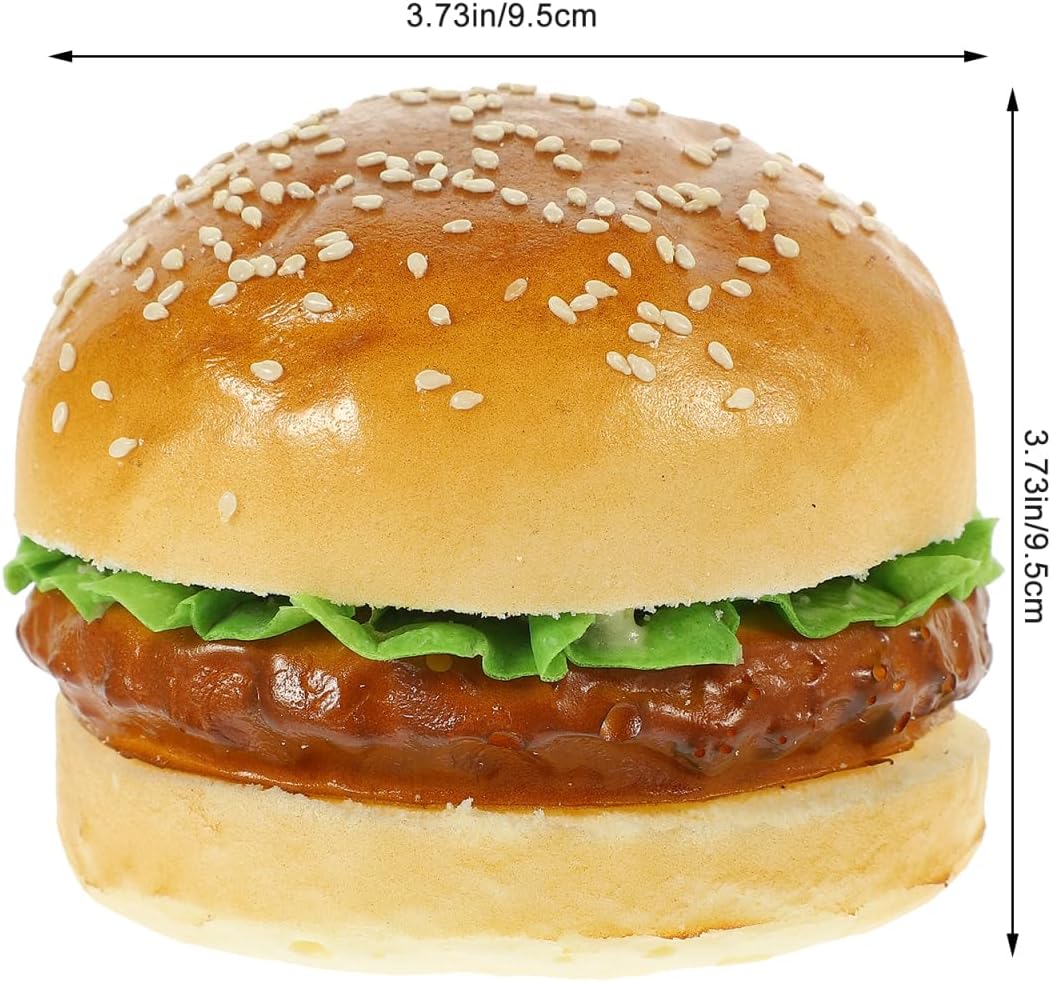 Nolitoy Artificial Hamburger PU Food Display Model for Photography
