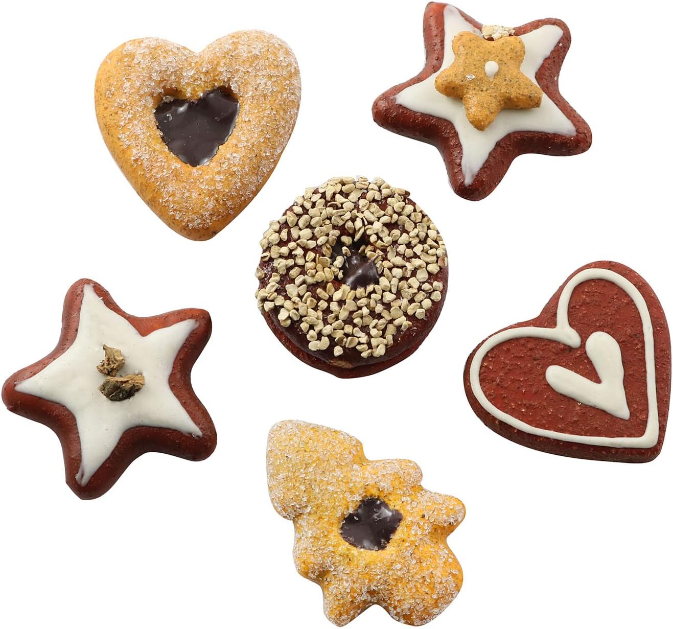 XGNG 6PCS Realistic Artificial Cookie Biscuit Display Decor