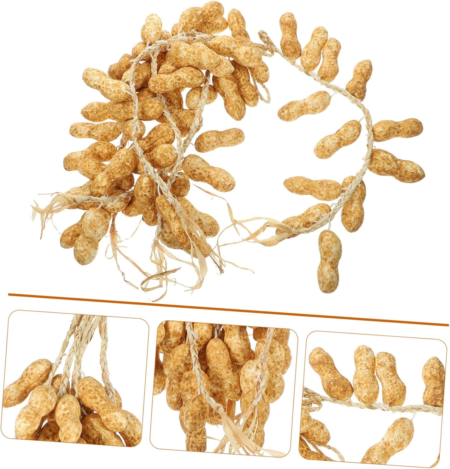 GLEAVI 5 Pack Artificial Peanut String Decorations