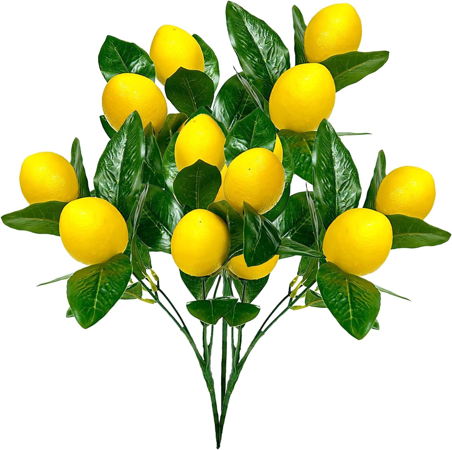 3pcs Artificial Lemon Branches for Home Decor