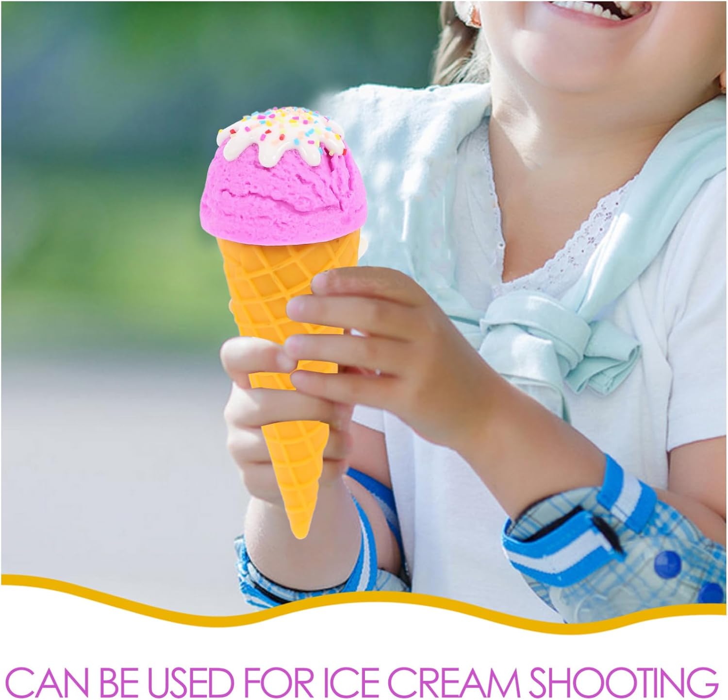 Jojofuny Artificial Ice Cream Cone Display