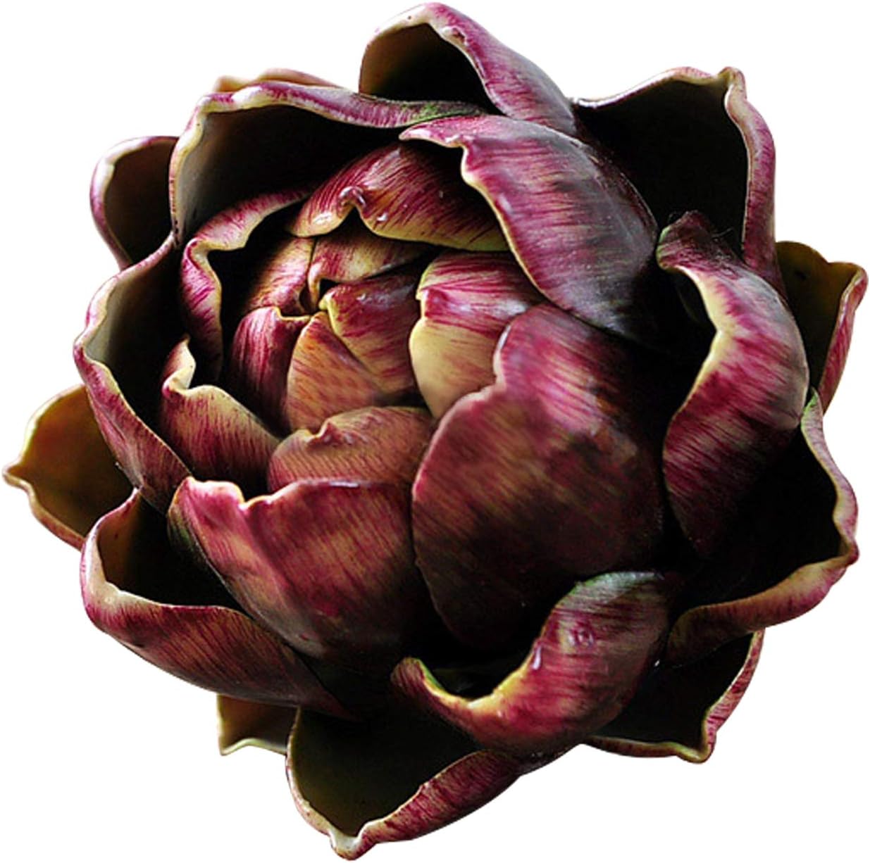 Artificial Artichoke Decor Purple Large Set of 6