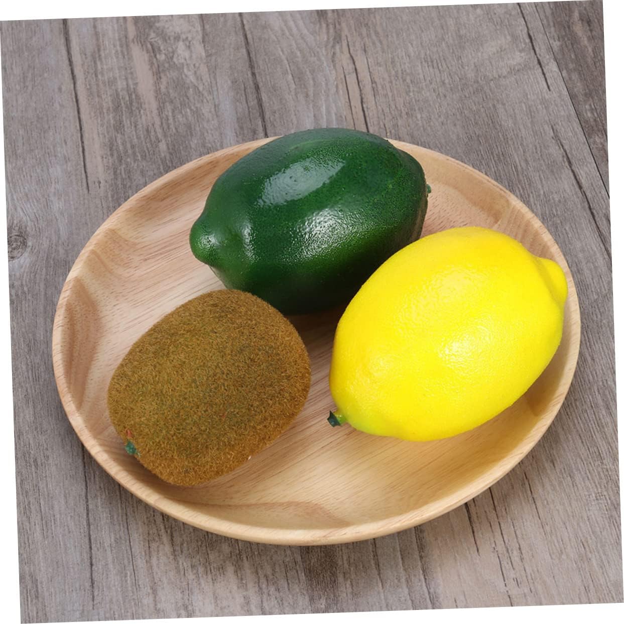 Ciieeo 4Pcs Artificial Kiwi Fruit Decor Realistic