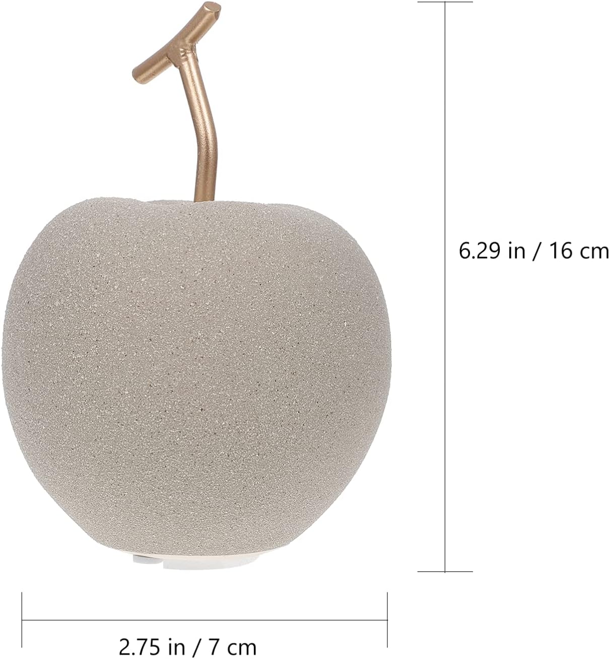 VICASKY 1pc Chic Ceramic Fruit Decoration