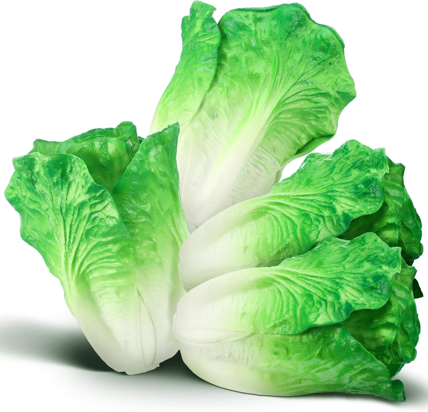 Zeyune 4 Pcs Artificial Lettuce for Home Kitchen Decor