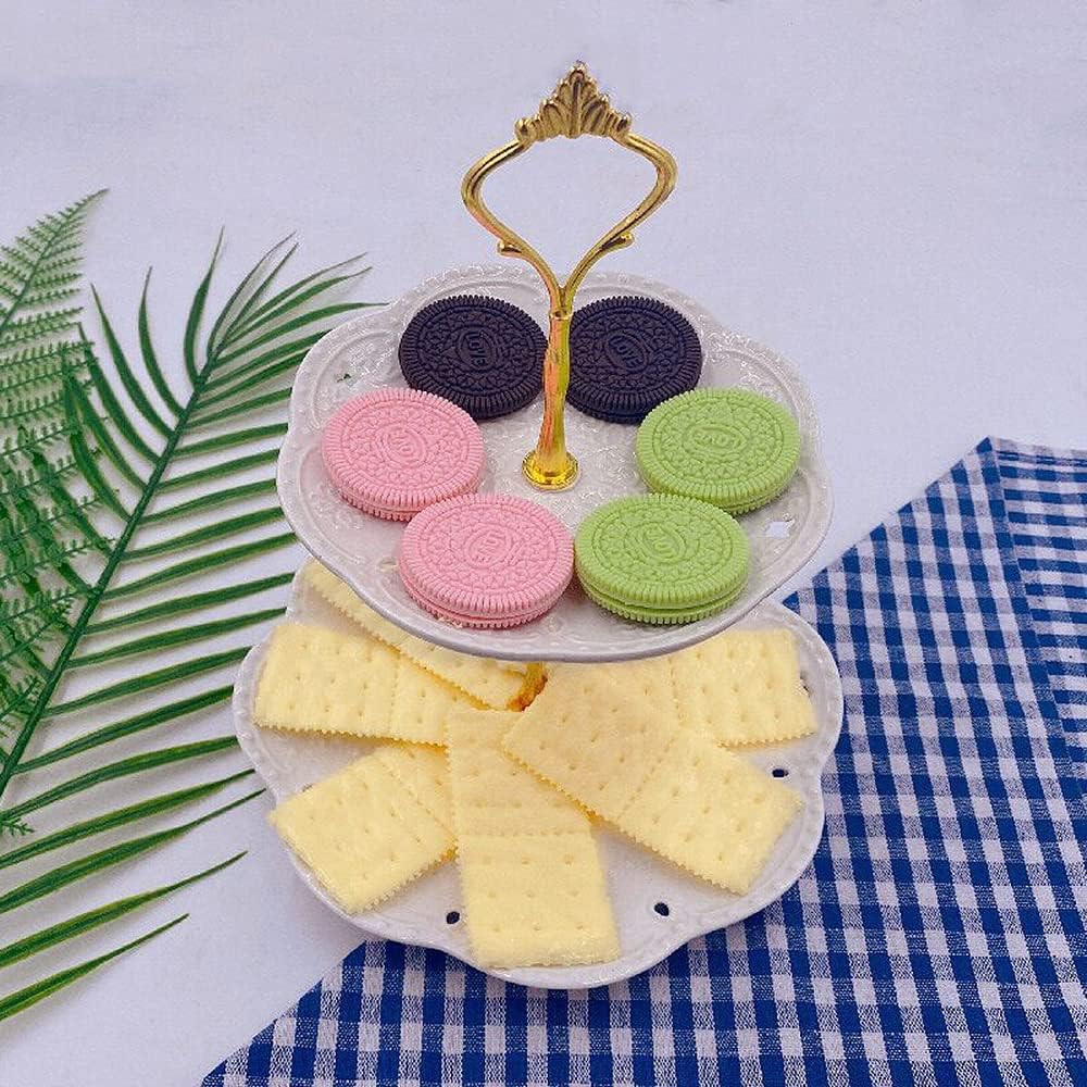 10Pcs Artificial Soda Crackers for Decoration and Photography