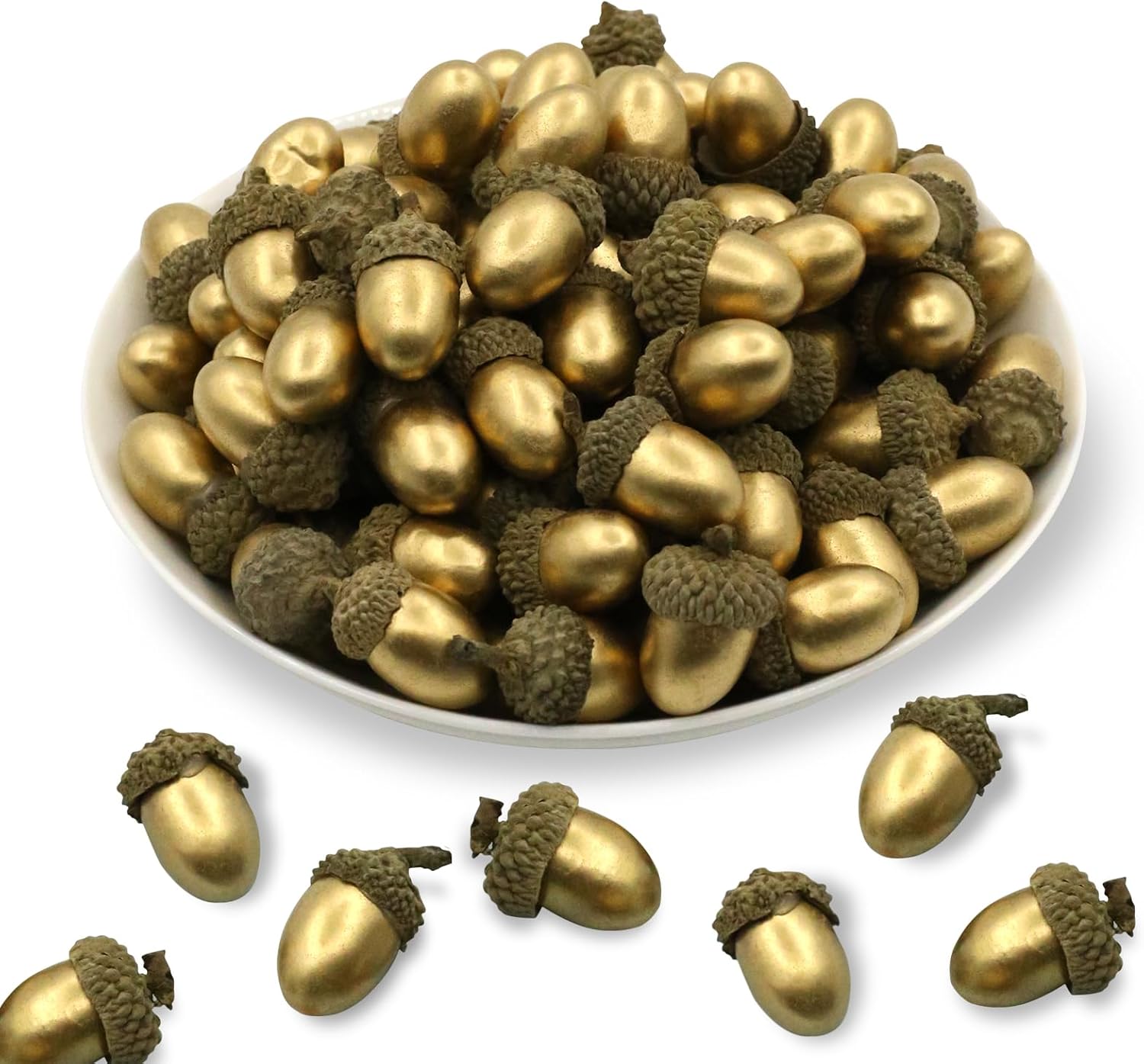 60PCS Artificial Acorns Fall Decor Vase Filler