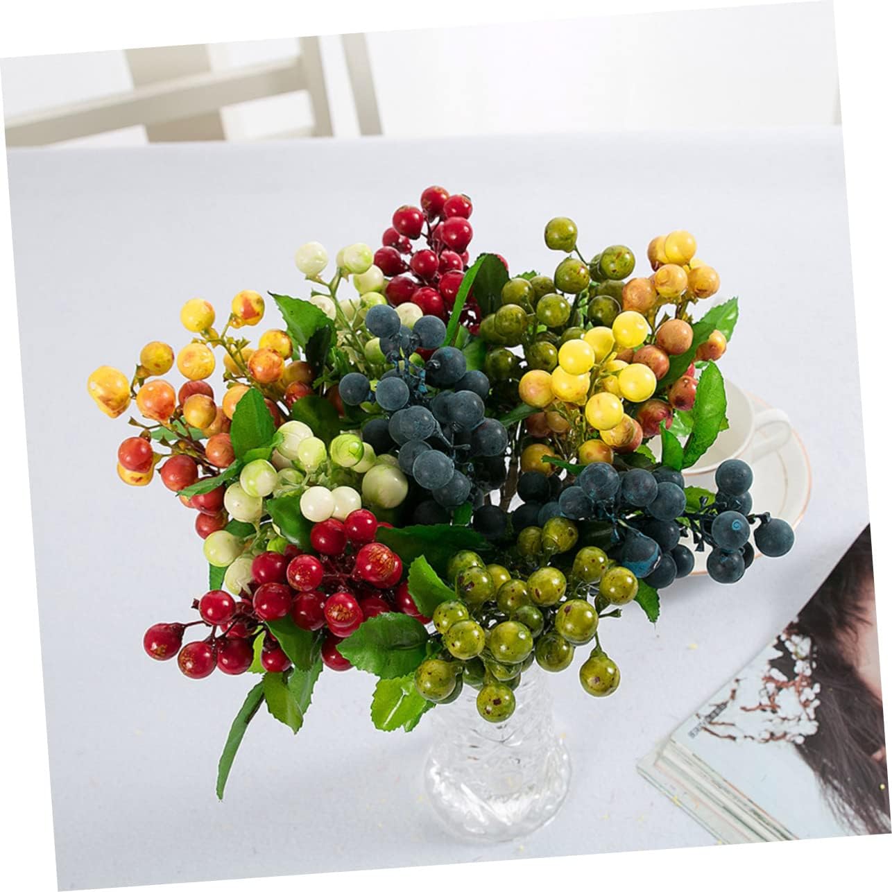 Realistic Artificial Berries for Christmas Decor