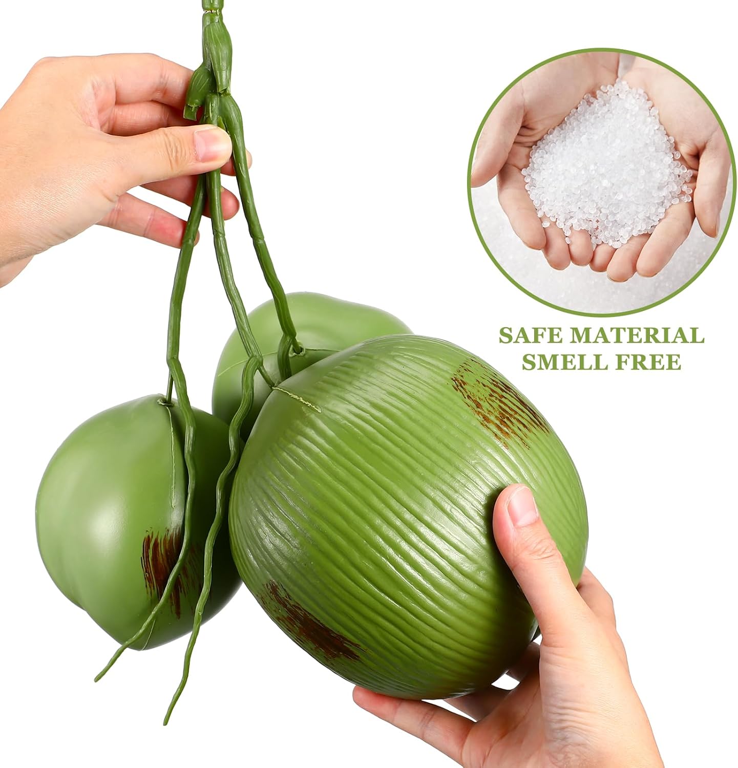 Artificial Coconuts for Farmhouse and Tropical Decor