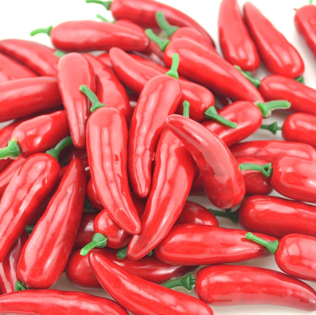 JEDFORE Realistic Artificial Red Pepper Set 36pcs