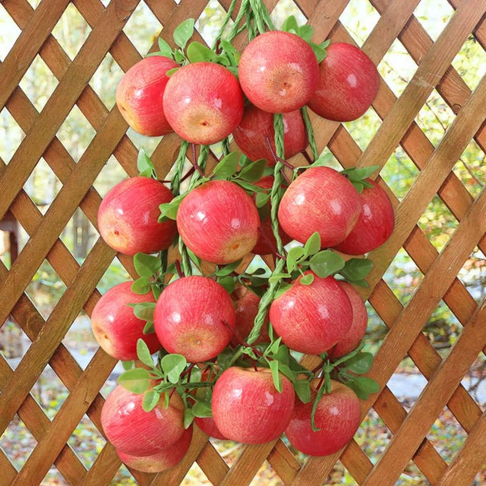 BAOZOON Realistic Fruit Hanging Strings 8 Pcs