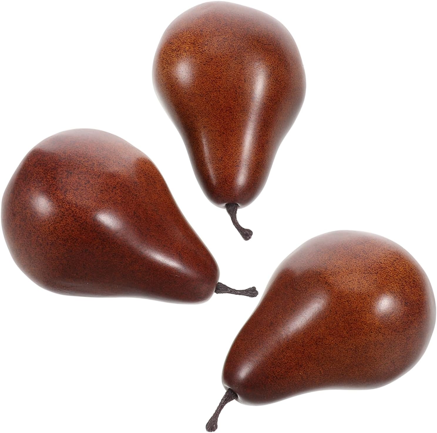 ABOOFAN 3pcs Fake Pear Decorative Artificial Fruit Ornament