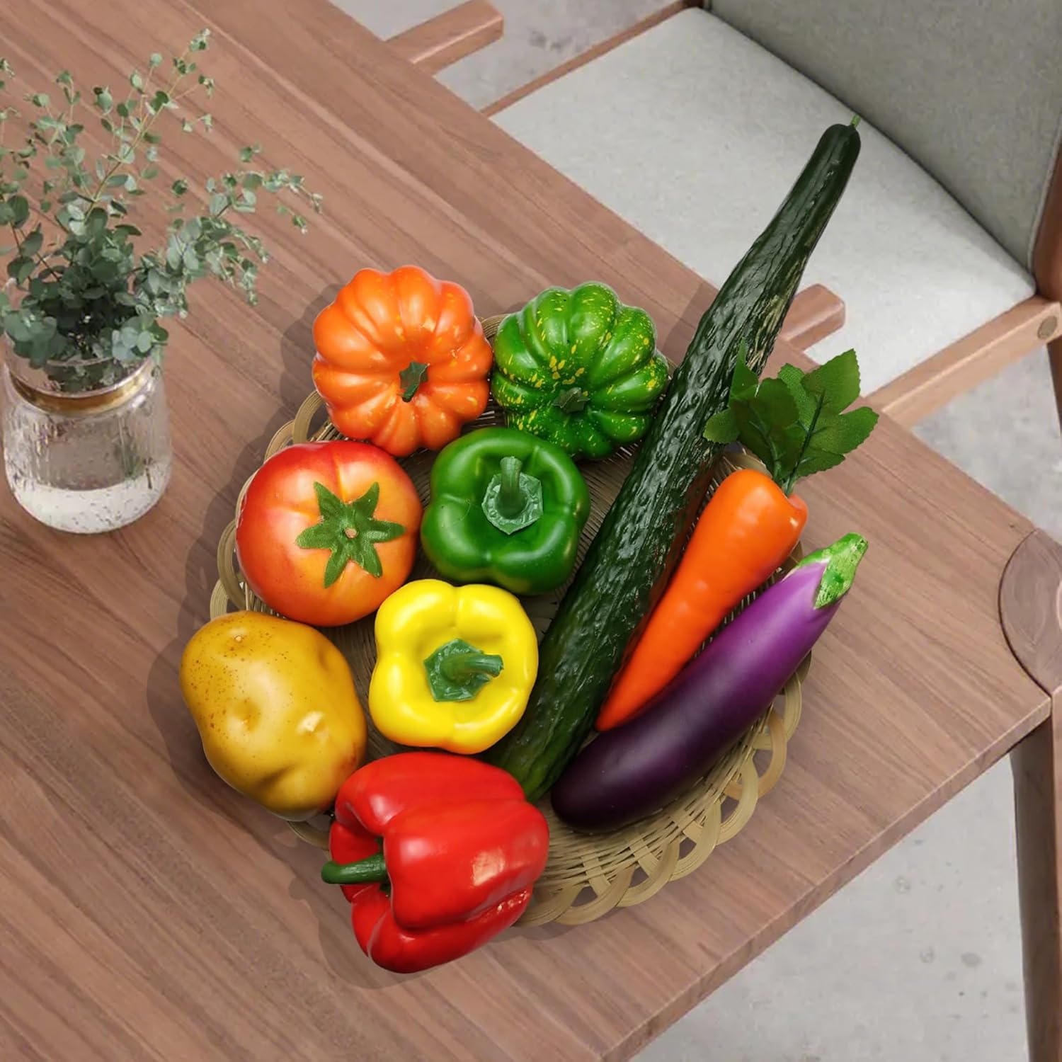 Lorigun 10 Piece Artificial Vegetable Decor Set