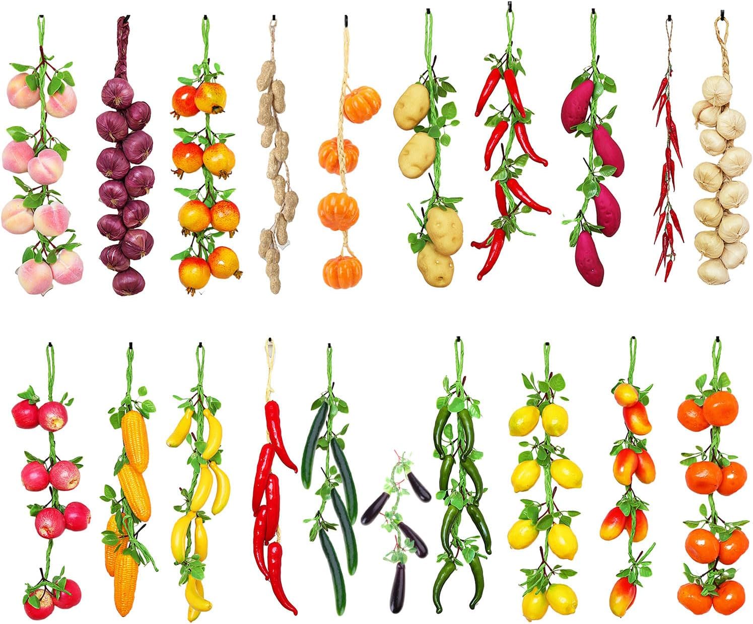 Artificial Hanging Fruit Vegetable Garland for Home Decor