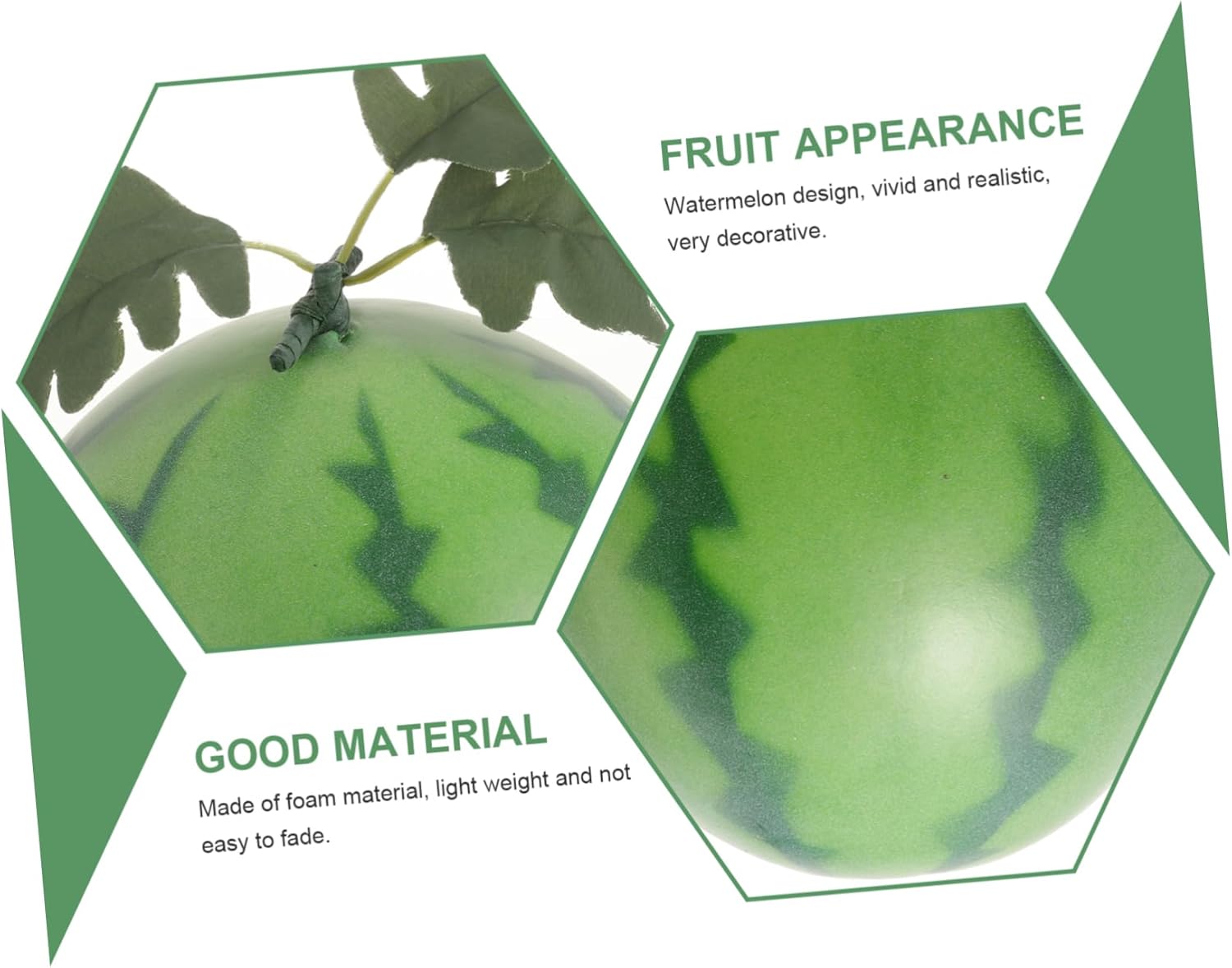 Artificial Watermelon Decor for Home and Photography