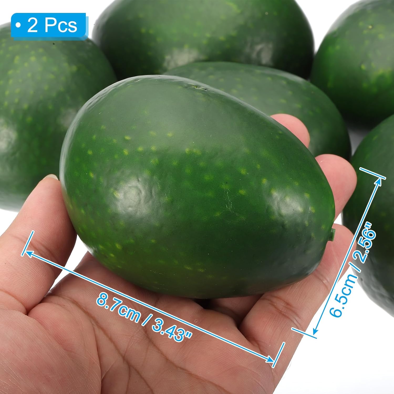 PATIKIL 2 Pcs Artificial Avocado for Home Party Decor