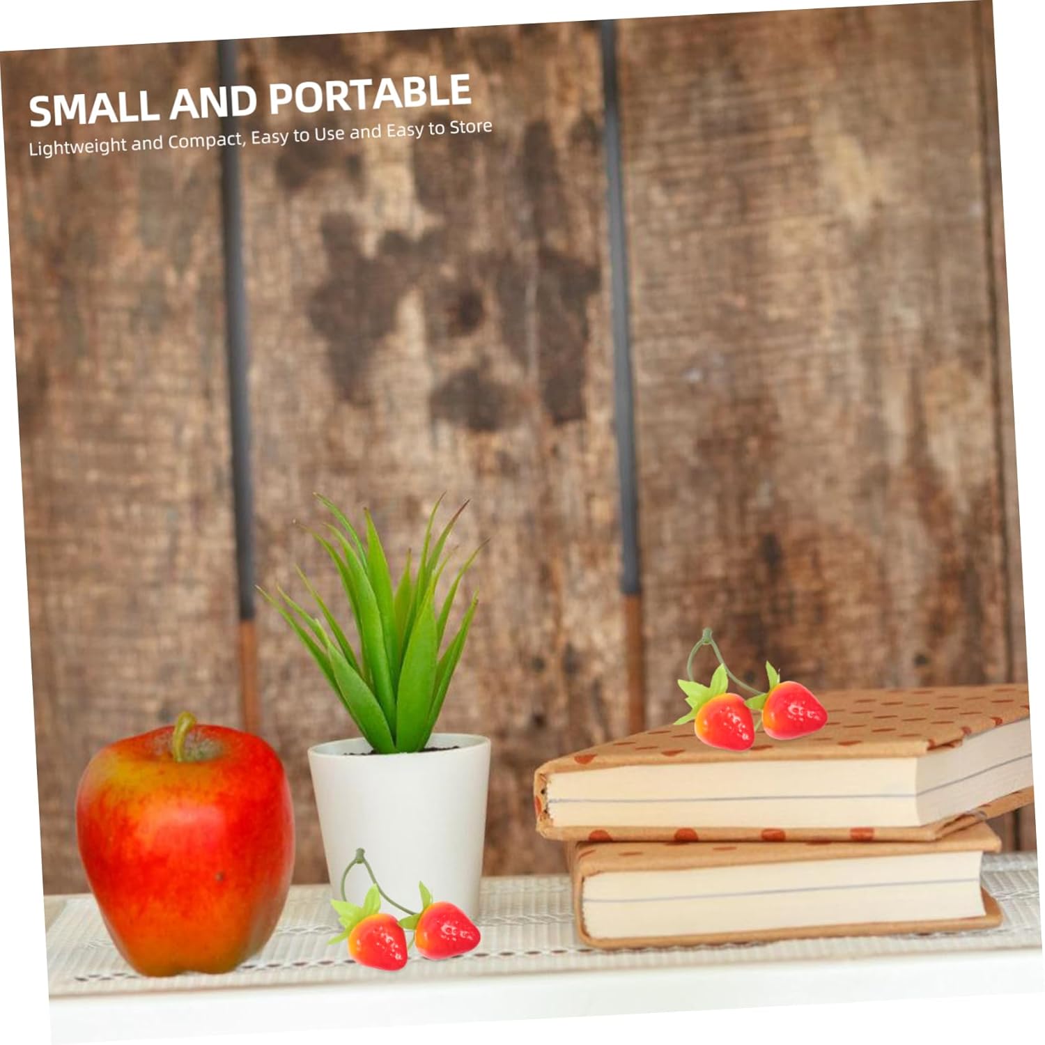 Garneck 20pcs Artificial Strawberry Decorations